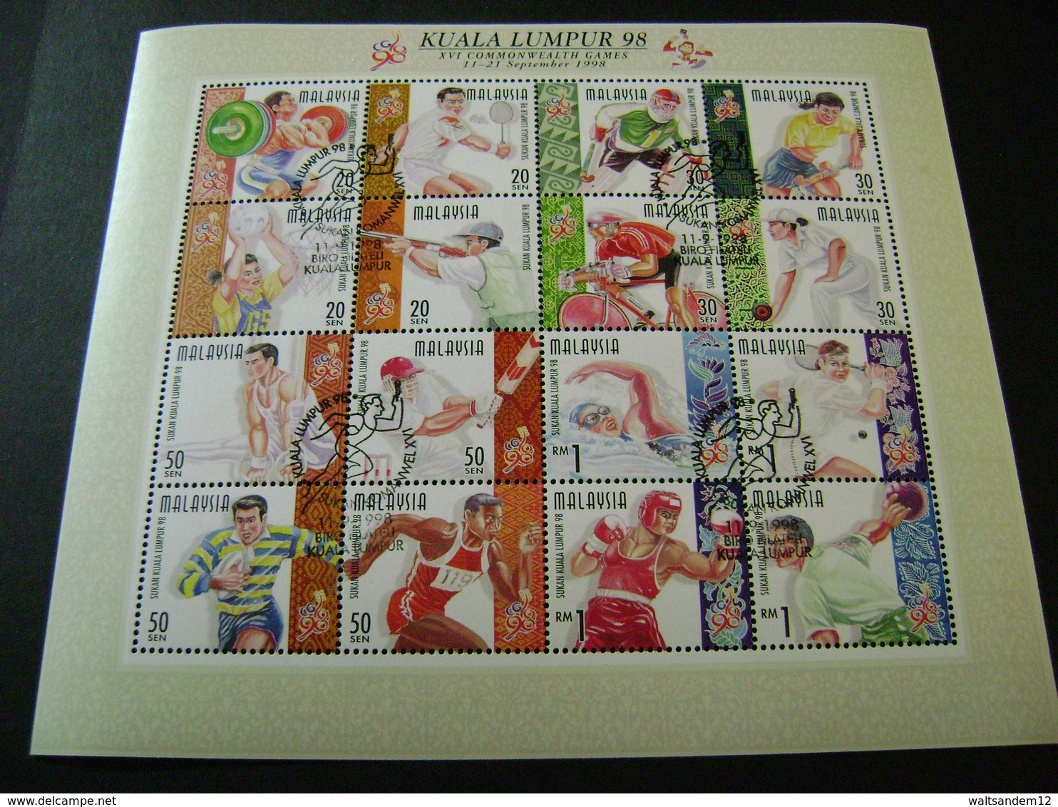 Malaysia 1998 Stamp Issues (SG 674-687, Ms688, 689-713, Ms714) 3 Images - Used - Malaysia (1964-...)