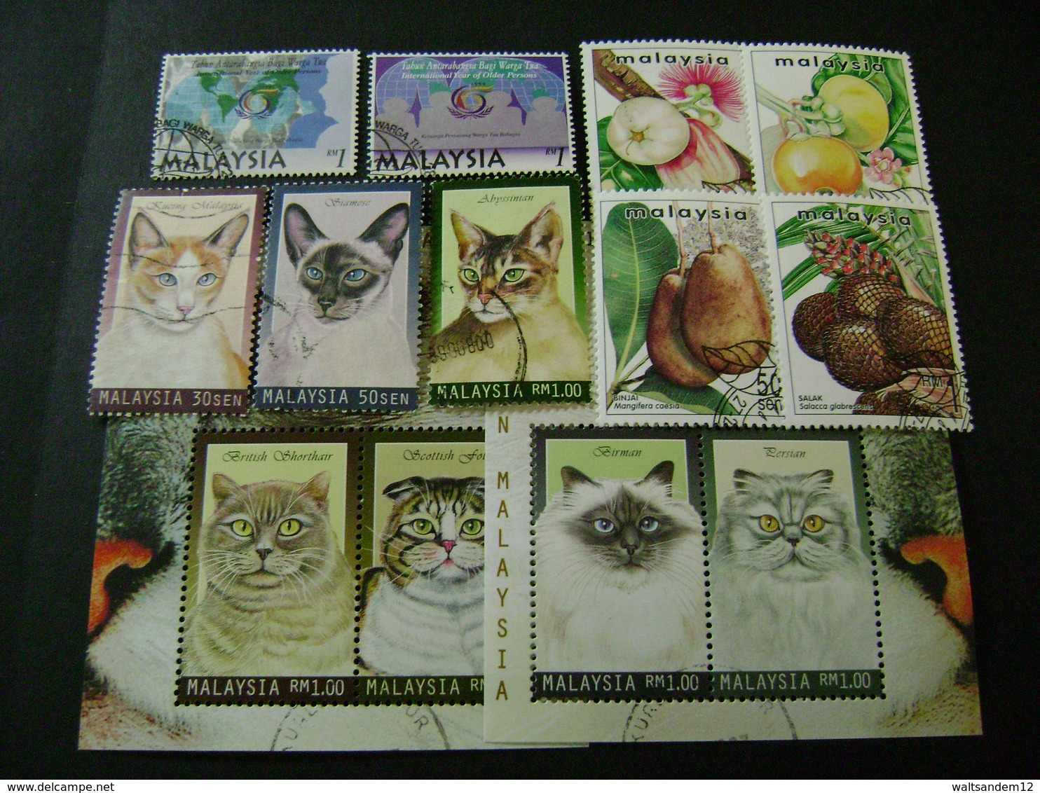 Malaysia 1999 Stamp Issues (between SG 717 And Ms839 - See Description) 7 Images - Used - Malaysia (1964-...)