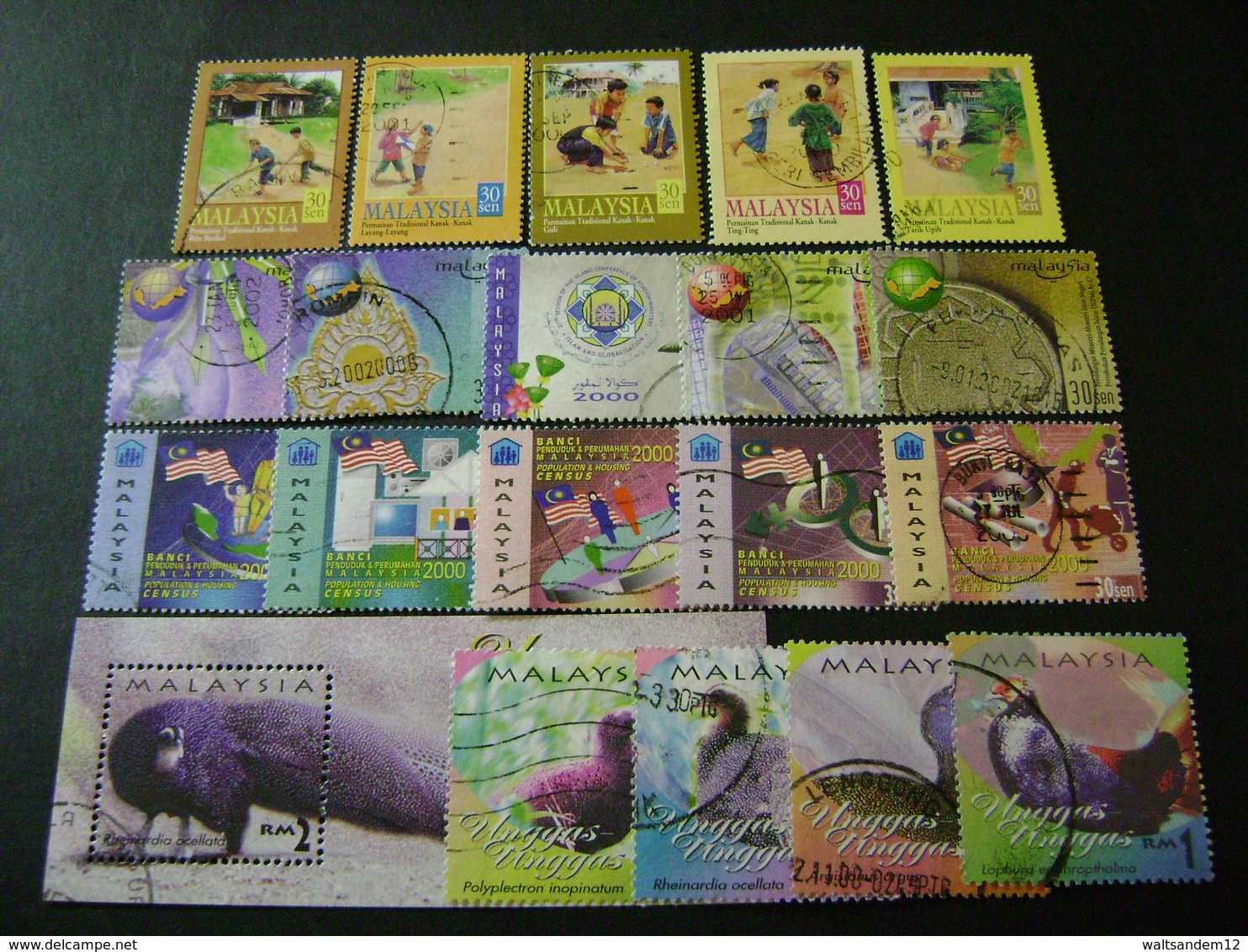 Malaysia 2000 Stamp Issues (between SG 840 And 969 - See Description) 9 Images - Used [Sale Price] - Maleisië (1964-...)