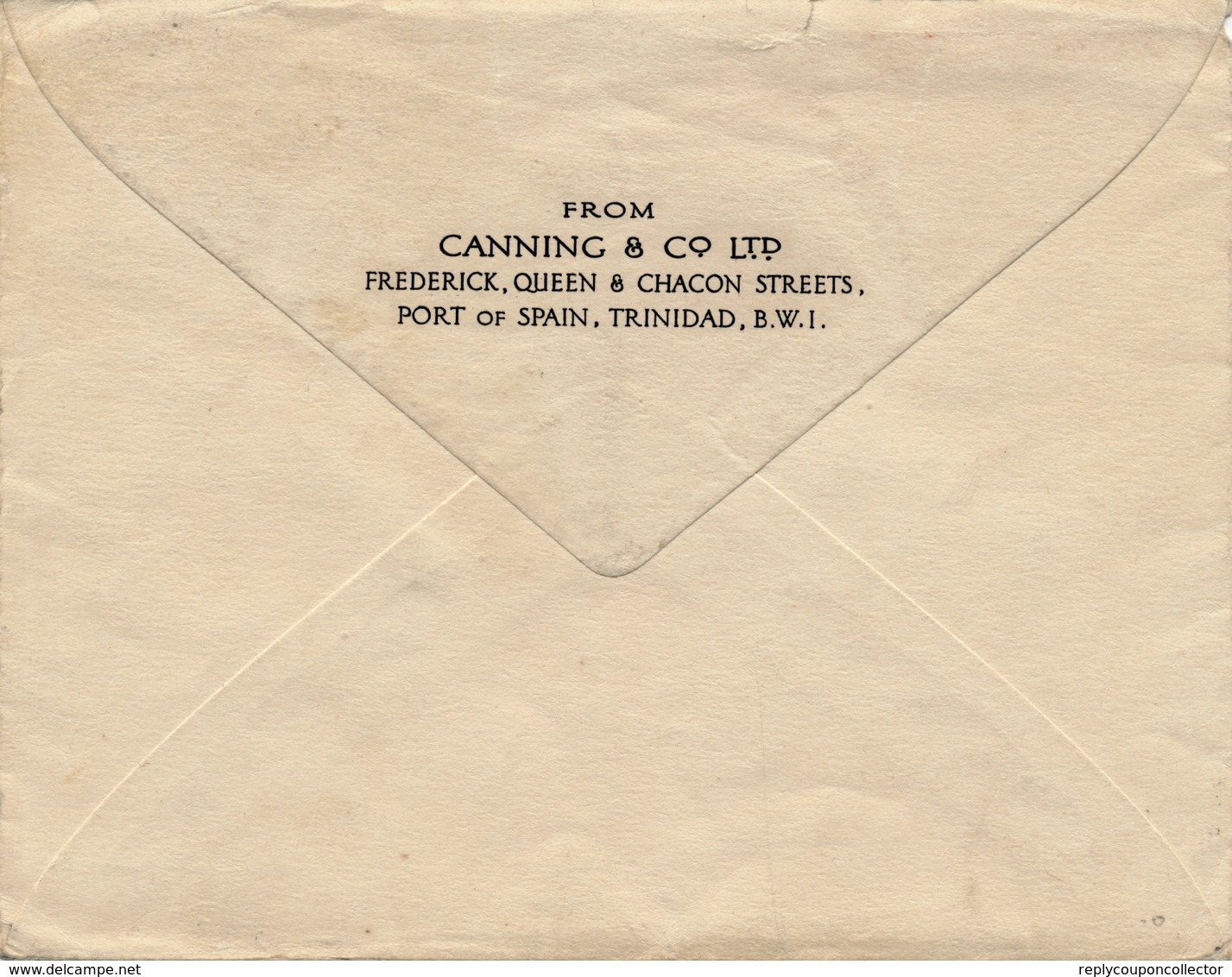 Trinidad & Tobago / PORT-of-SPAIN   - 1939  ,  Brief Nach London / GB - Trinidad & Tobago (1962-...)