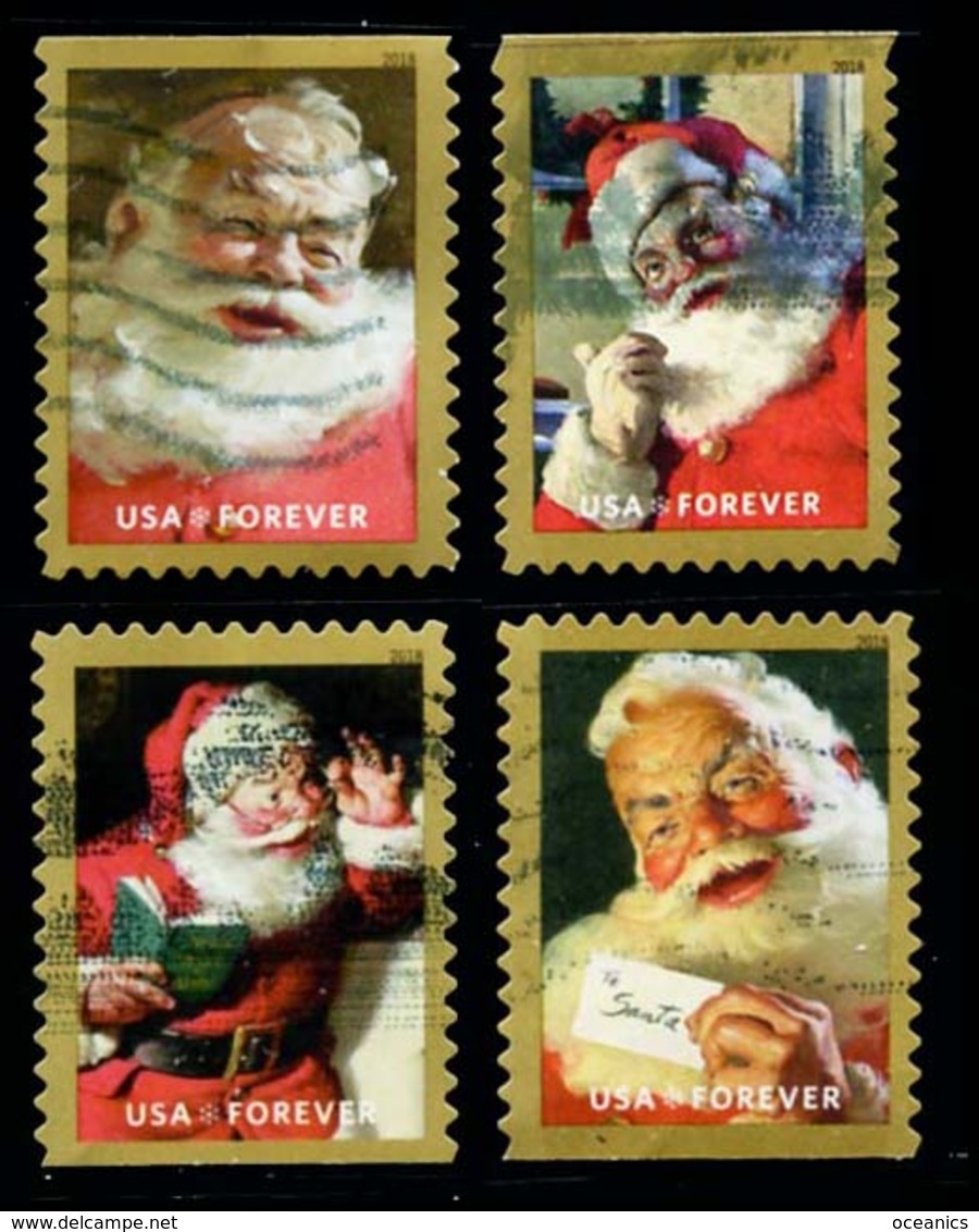 Etats-Unis / United States (Scott No.5332-35 - Santa Claus) (o) - Oblitérés