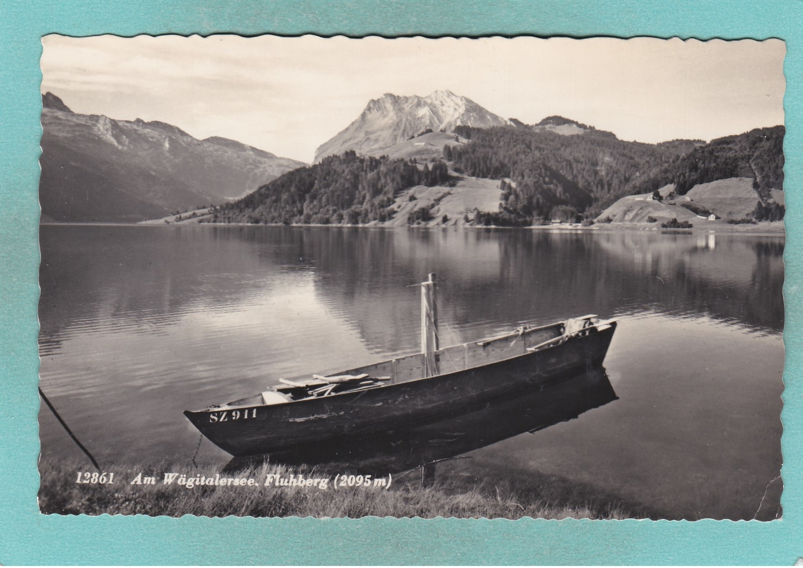 Small Post Card OfWägitaler See, Schwyz, Switzerland,Q108. - Other & Unclassified