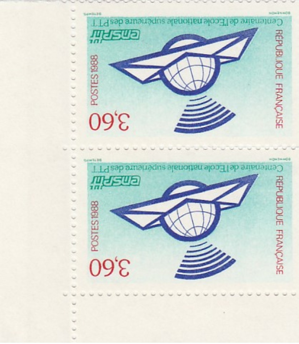 FRANCE 1988 N°2527*°ECOLE PTT LA PAIRE BDF - Neufs