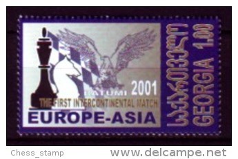 Schach Chess Ajedrez échecs - Georgien Georgia 2001 - MiNr 379 - Schaken