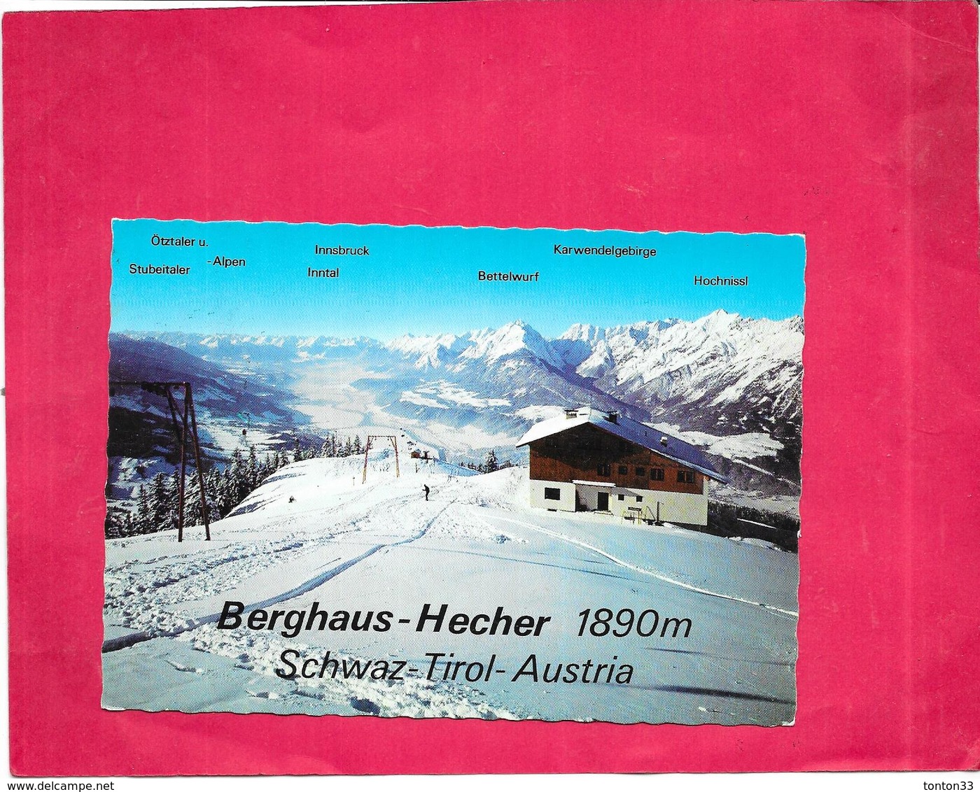 AUTRICHE - SCHWAZ - TIROL -  Berghaus Hecher  - DELC7 - - Schwaz