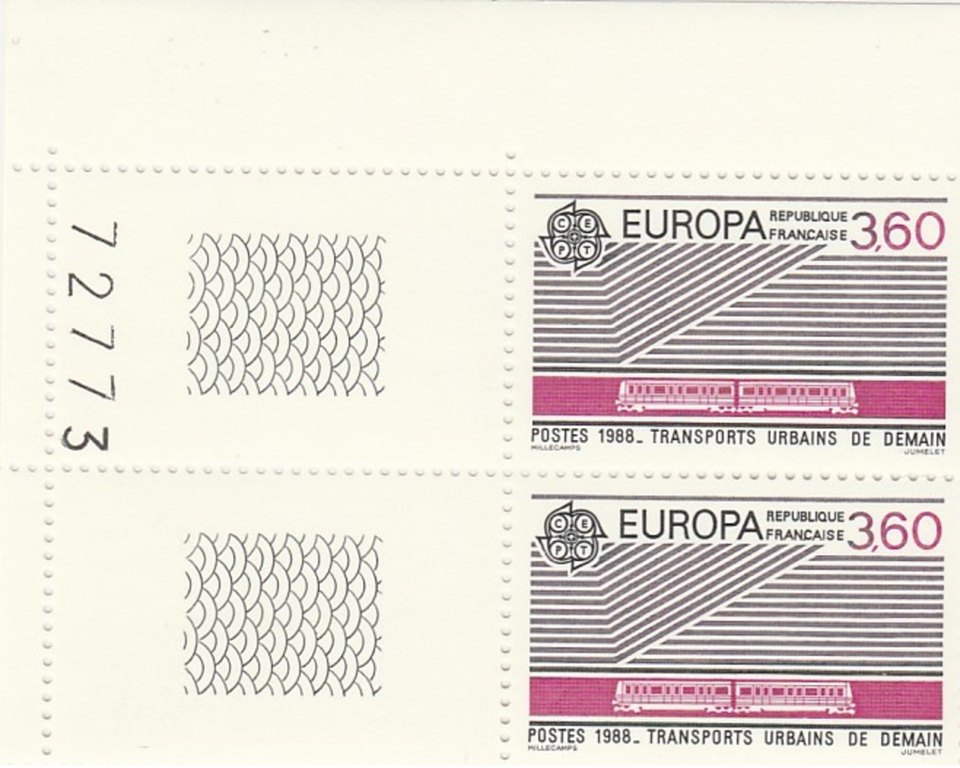 FRANCE 1988 N°2532*° EUROPA LA PAIRE BDF - Neufs