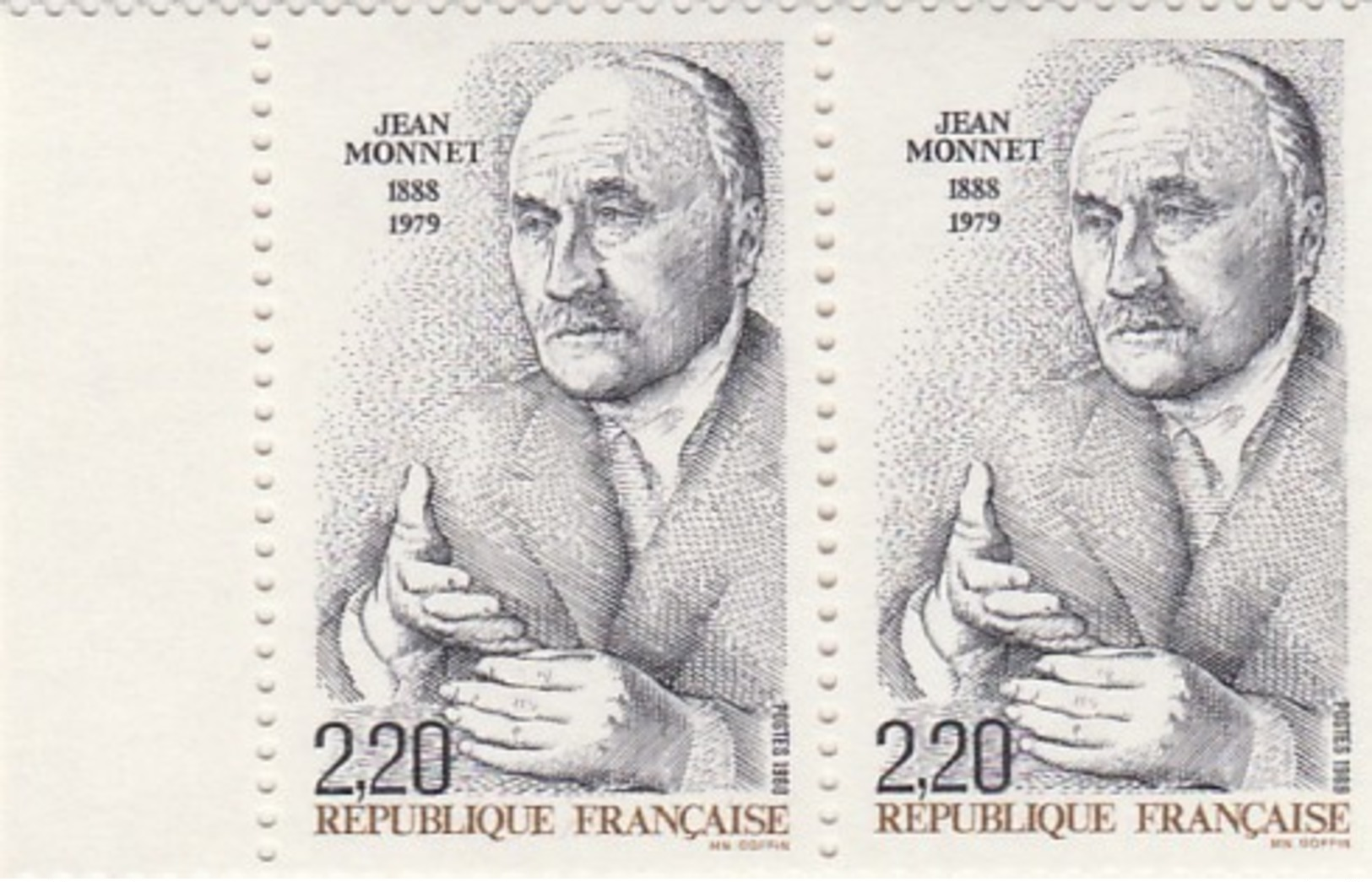 FRANCE 1988 N°2533*° MONNET LA PAIRE BDF - Neufs