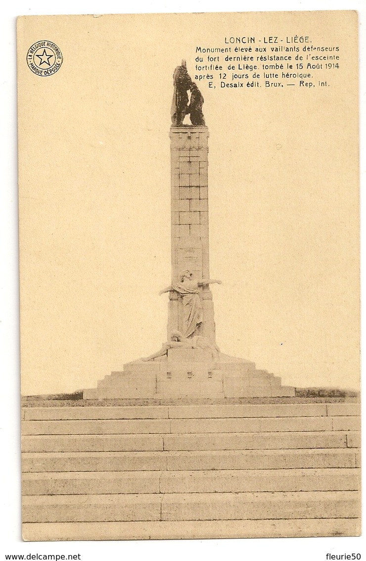 LONCIN / LONTZEN - Lot De 2 Cartes Du Monument De Loncin, Dernière Résistance De L'enceinte Fortifièe De Liège. - Lontzen