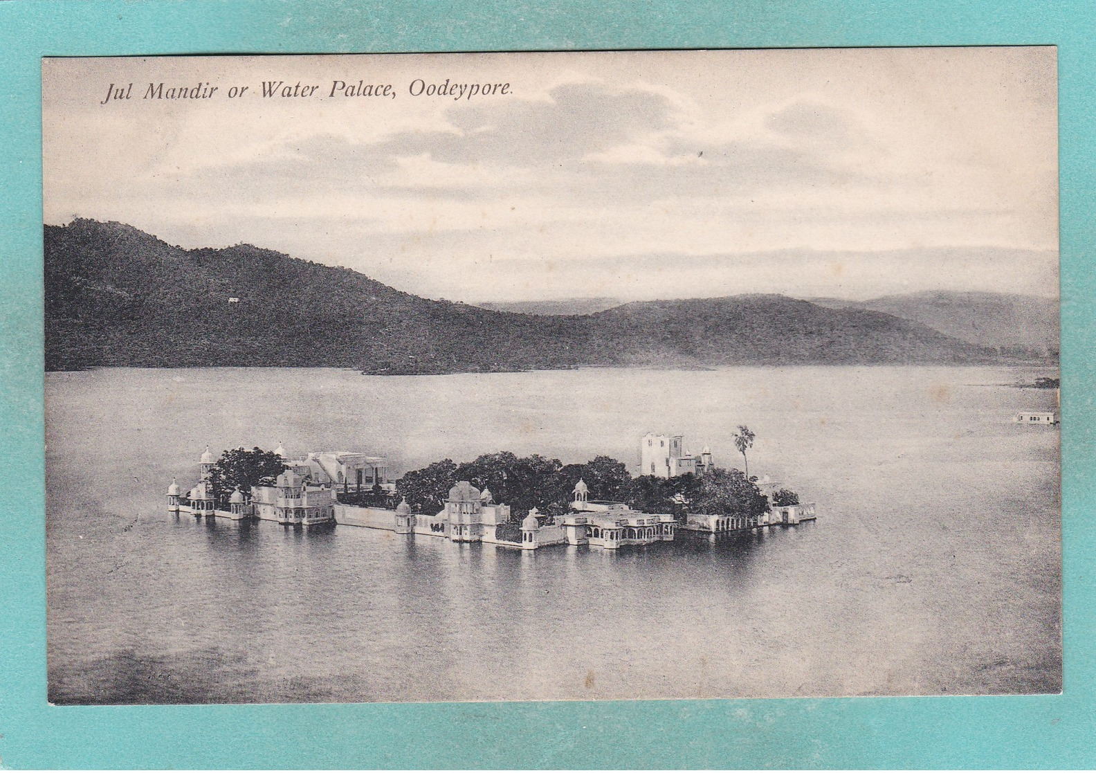 Small Post Card Of Water Palace,Oodeypore,Udaipur,Rajasthan,India,Q109. - India