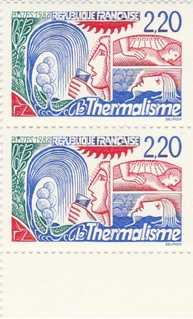 FRANCE 1988 N°2556*° THERMALISME LA PAIRE BDF - Neufs