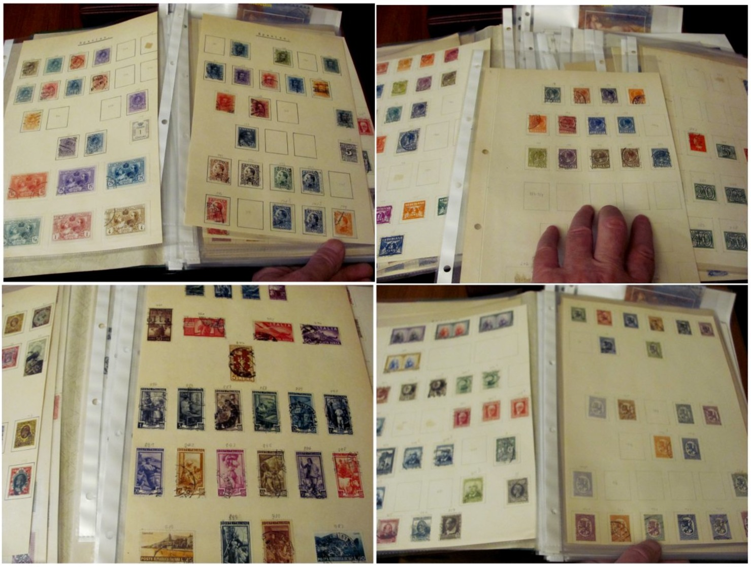 Carton with stamps in albums eastate many stamps MNH** All as shown