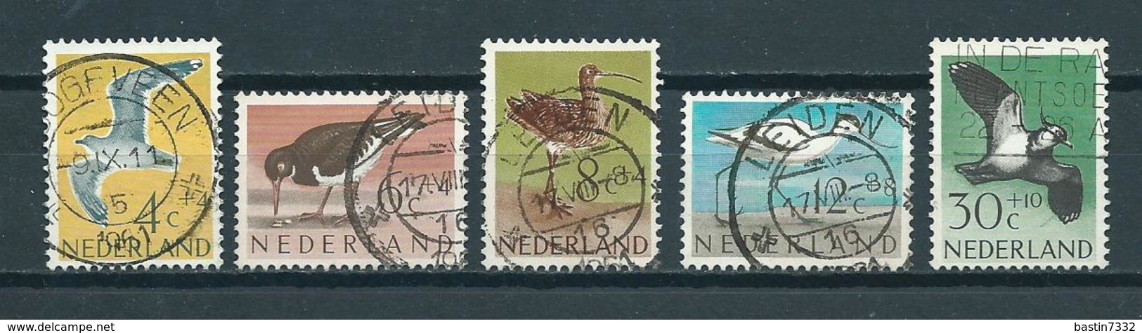 1961 Netherlands Complete Set Summer Welfare,birds,oiseaux Used/gebruikt/oblitere - Gebruikt