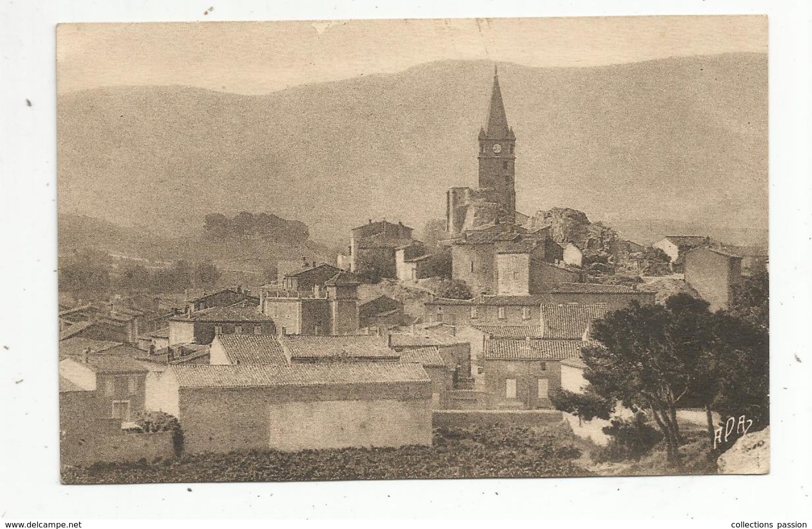 Cp, 11 ,  CAPENDU , Vue Générale Et La Cité , Ed. Guilhem,tabacs,n° 4, écrite, L'AUDE ILLUSTRE - Capendu