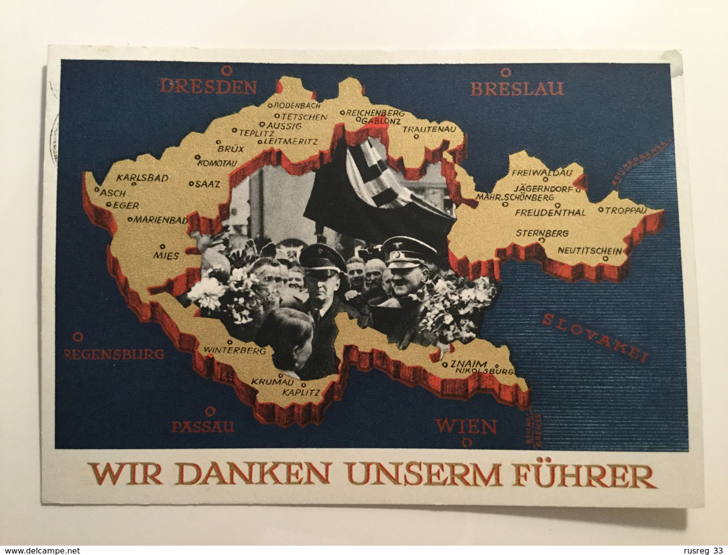 FL2853 Deutsches Reich Ganzsache Stationery Entier Postal P 279 1. Mai Ortskarte Von Eilenburg - Sonstige & Ohne Zuordnung