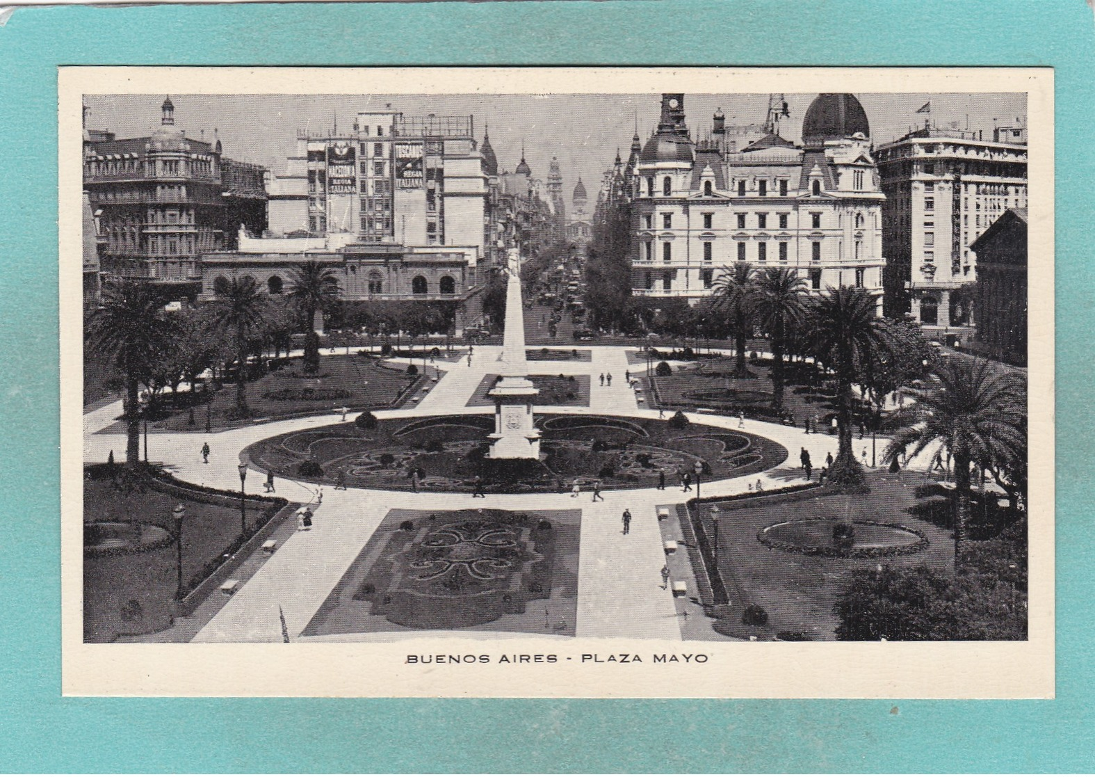 Small Post Card Of Plaza Mayo,Buenos Aires, City Of Buenos Aires, Argentina,Q109. - Argentina