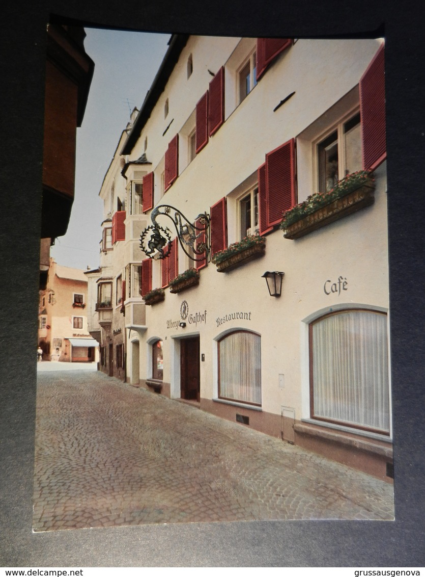 19882) BOLZANO CHIUSA ALL'ISARCO HOTEL ORSO GRIGIO NON VIAGGIATA - Bolzano