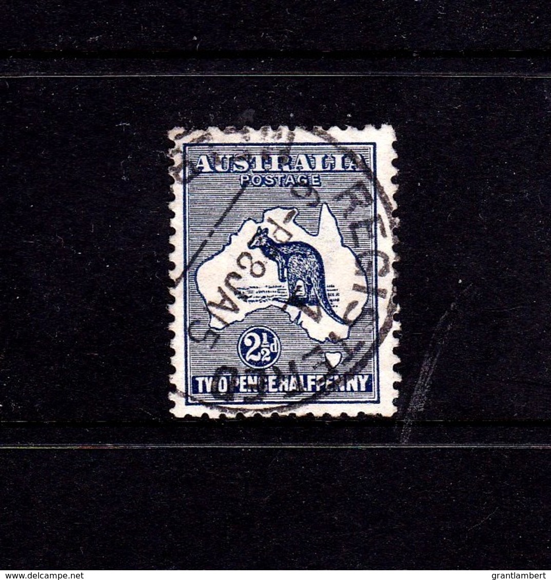 Australia 1913 Kangaroo 21/2 D Indigo 1st Watermark Used  SG 4 - Used Stamps