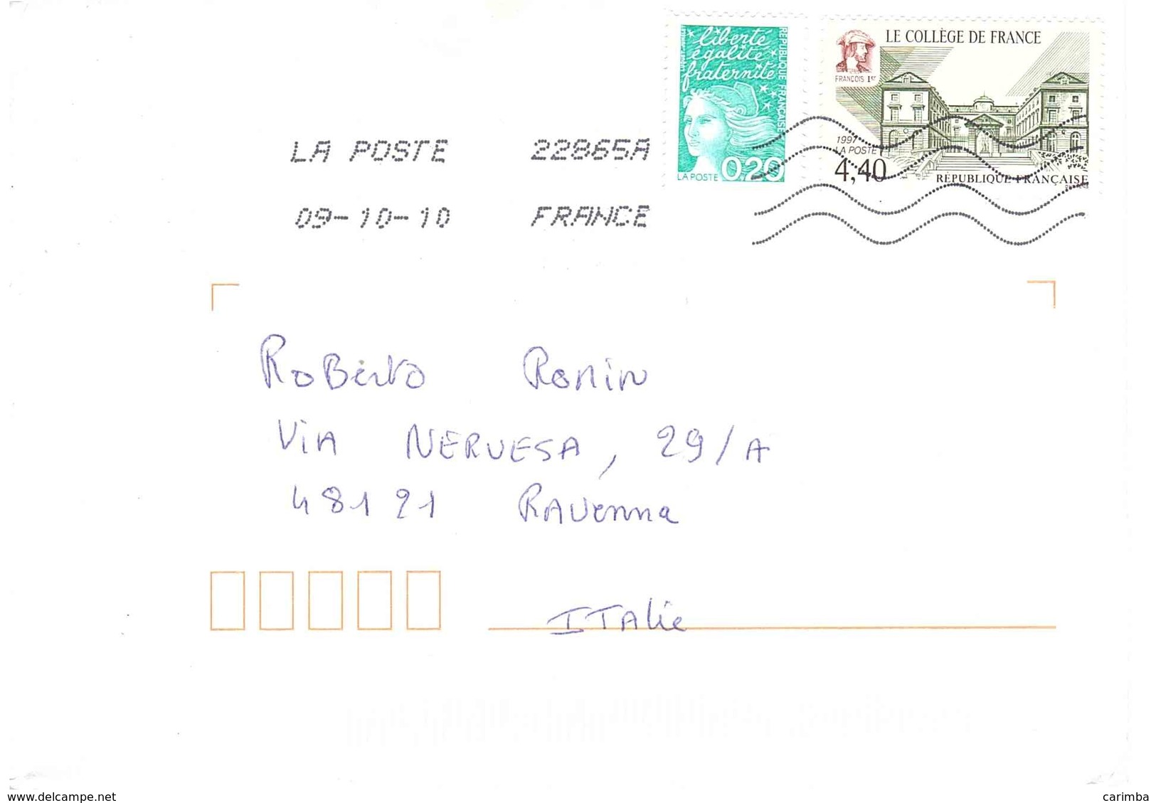 LETTERA X ITALY - 1961-....