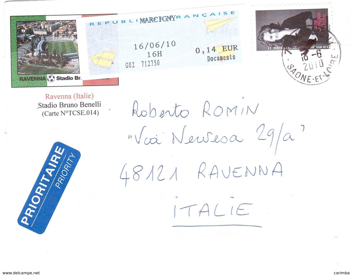 LETTERA X ITALY - 1961-....