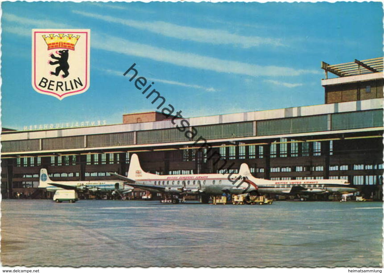 Berlin Flughafen Tempelhof - AK Grossformat - Verlag Krüger - Tempelhof