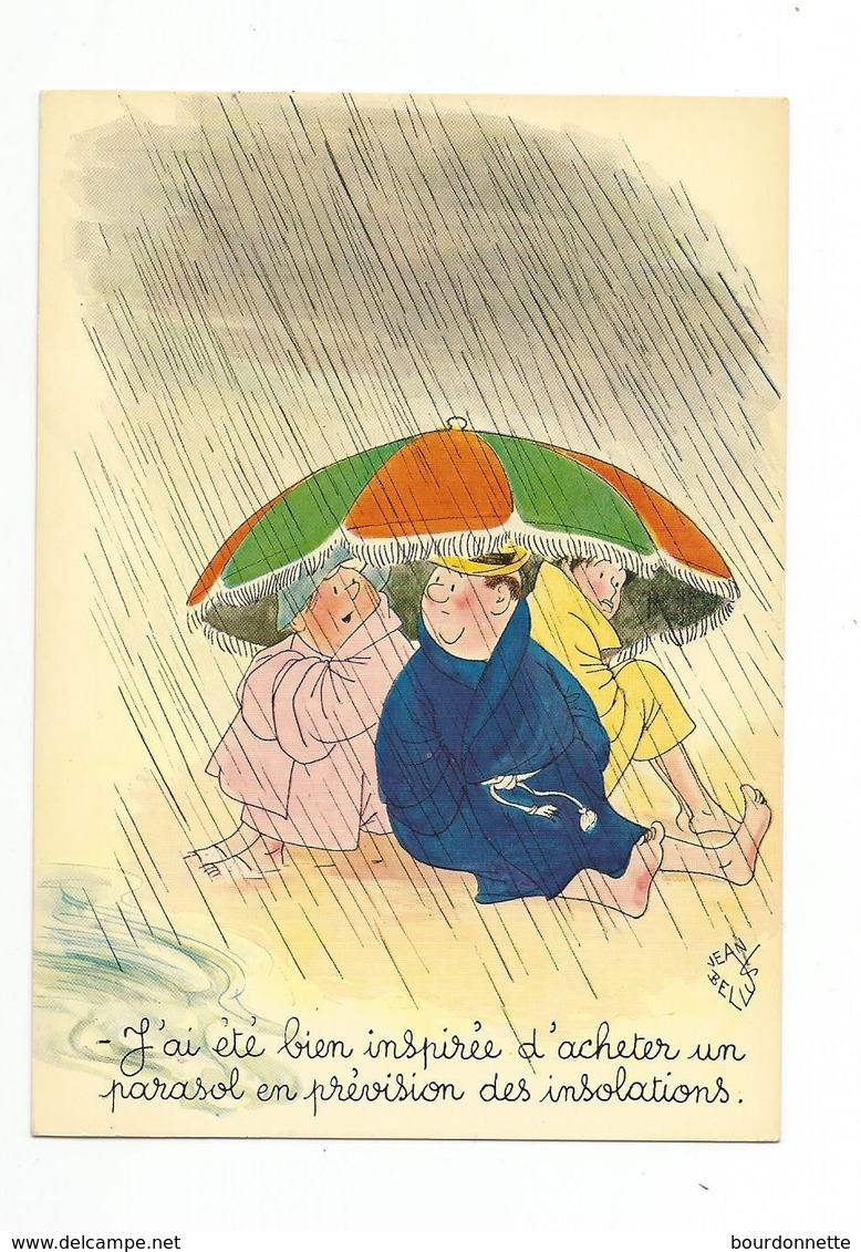 CPSM ILLUSTRATEUR BELLUS Jean "..J'ai été Bien Inspirée D'acheter Un Parasol" - Autres & Non Classés