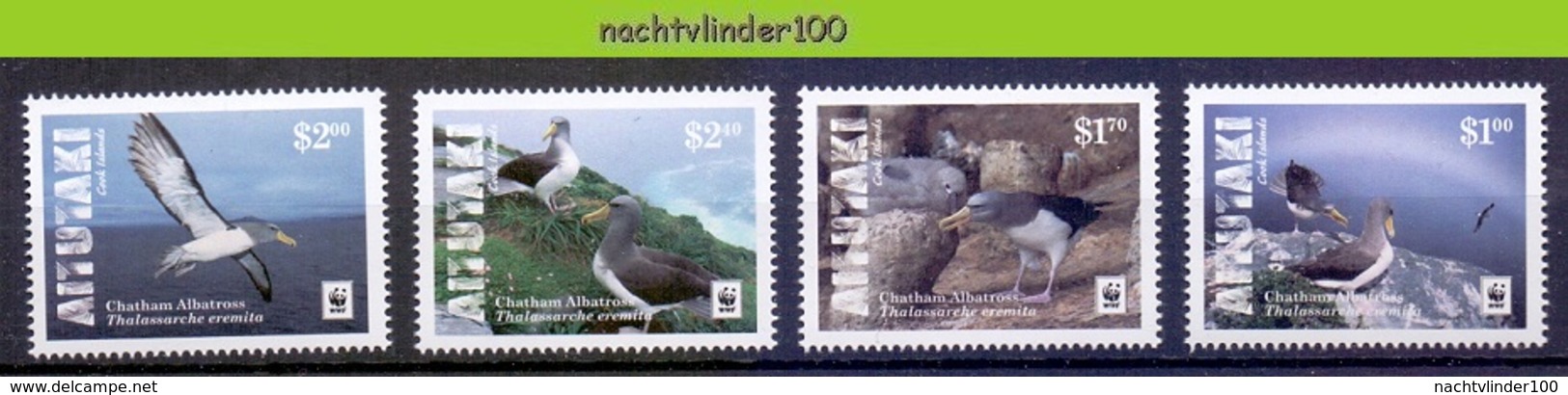 Nfa016s WWF FAUNA VOGELS CHATHAM ALBATROSS BIRDS VÖGEL AVES OISEAUX AITUTAKI 2016 PF/MNH - Ongebruikt