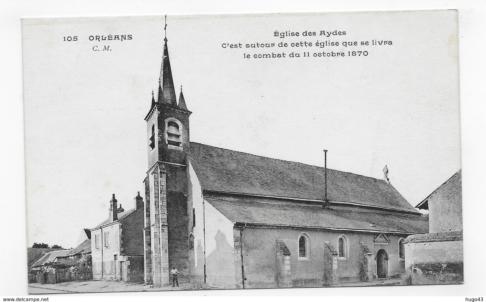 ORLEANS - N° 105 - EGLISE DES AYDES - CPA NON VOYAGEE - Orleans