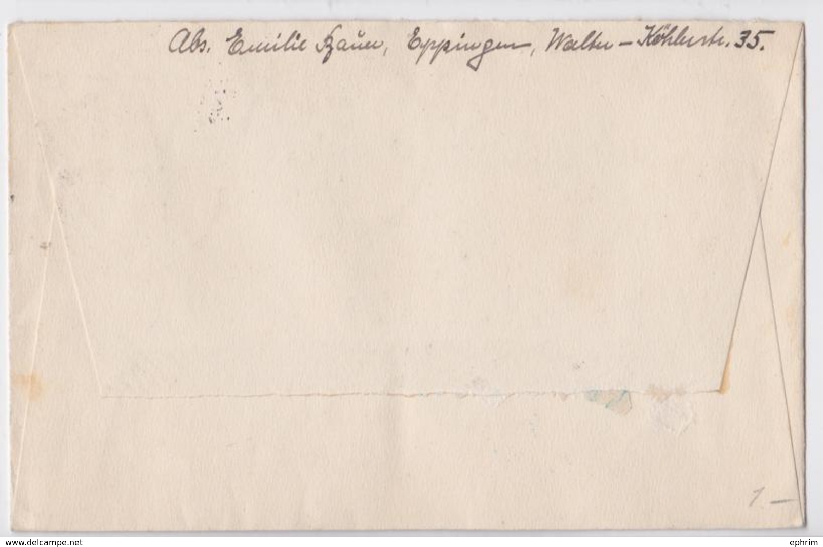 BRIEF EPPINGEN DEUTSCHES REICH 07.01.1939 EPPINGER SPEISEKARTOFFELN BRIEFMARKE STEMPEL NECH BASEL - Lettres & Documents