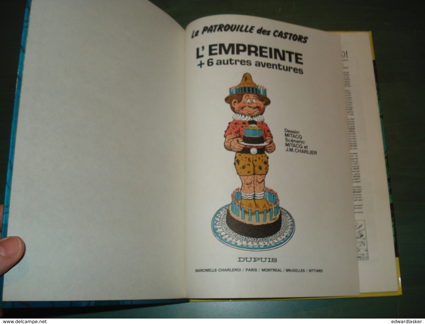 La PATROUILLE Des CASTORS 25 : L'empreinte (+ 6 Courts Récits) - EO DUPUIS 1984 - Très Bon état - Patrouille Des Castors, La