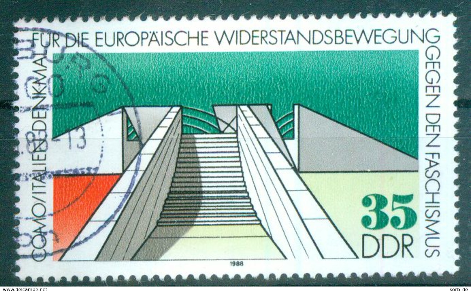 DDR 1988 / MiNr.   3196    O / Used   (s360) - Gebraucht