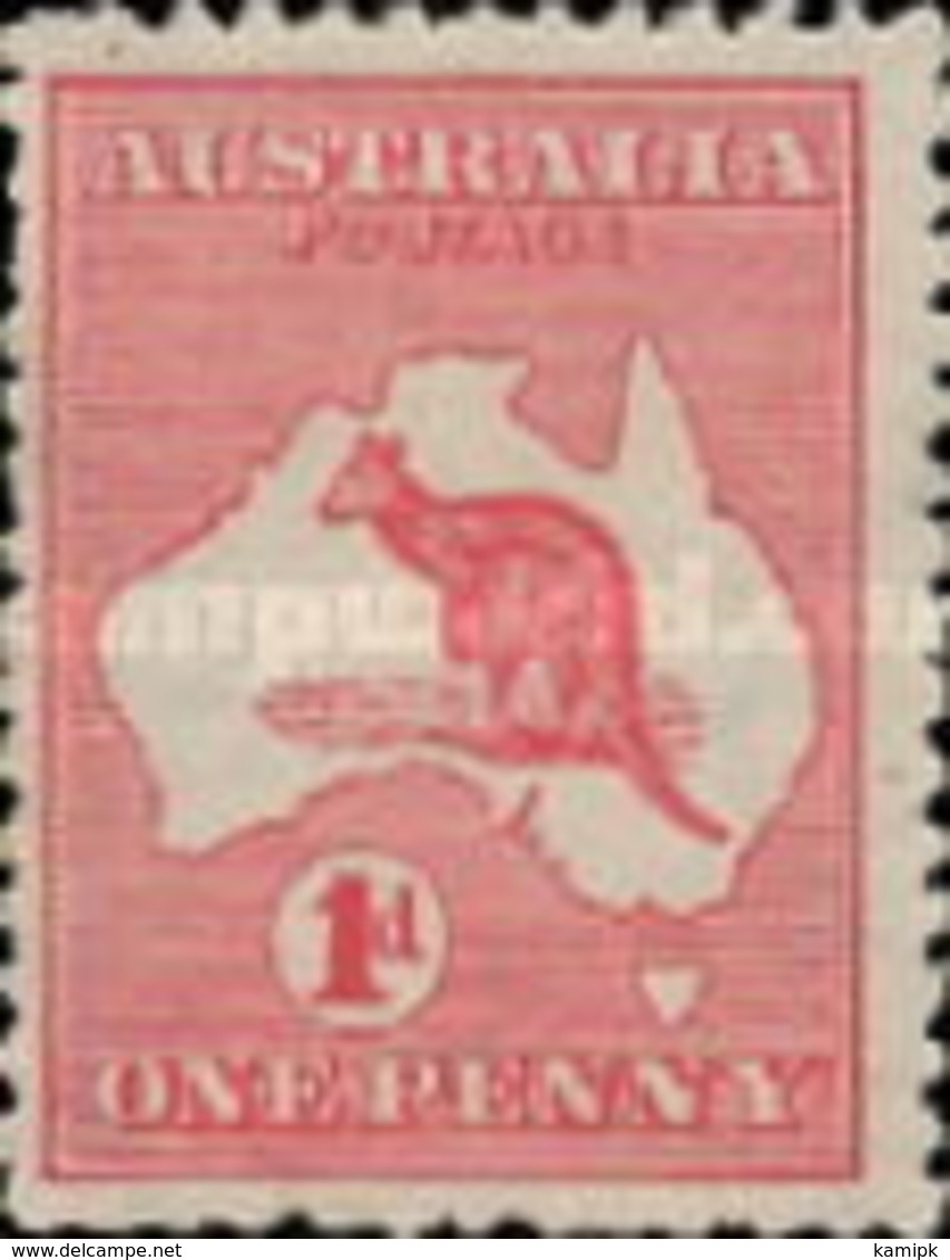 USED STAMPS - Australia - Definitive Issues - Kangaroo And Map-1913 - Used Stamps
