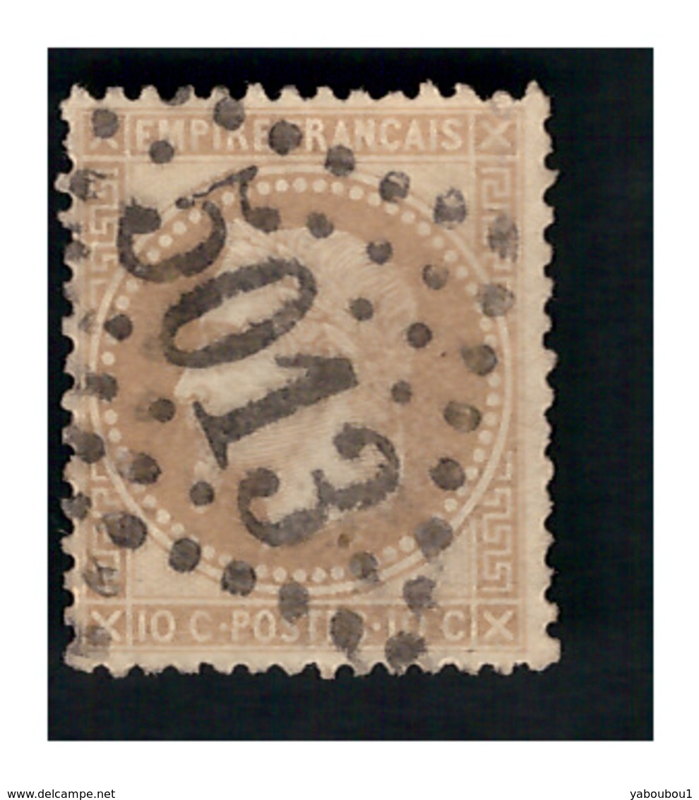 N° 28B Obl. GC 5013 BLIDAH  ( Algérie ) - 1862 Napoléon III.