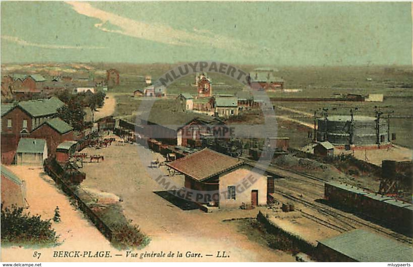 /!\ 9492 - CPA/CPSM - 62 - Berck : Vue Générale De La Gare - Berck