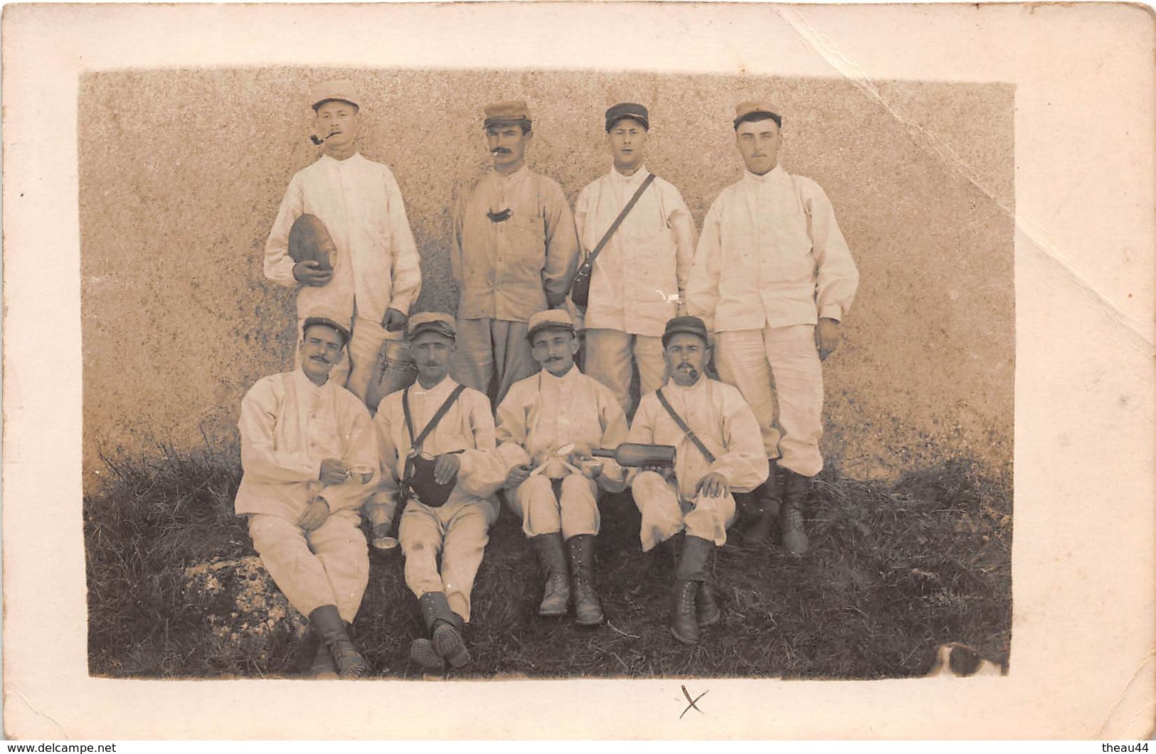 ¤¤  -  Carte-Photo Militaire Non Située  -  La Chapelle Sainte-Ursuline  - Soldats   -  ¤¤ - Guerre 1914-18