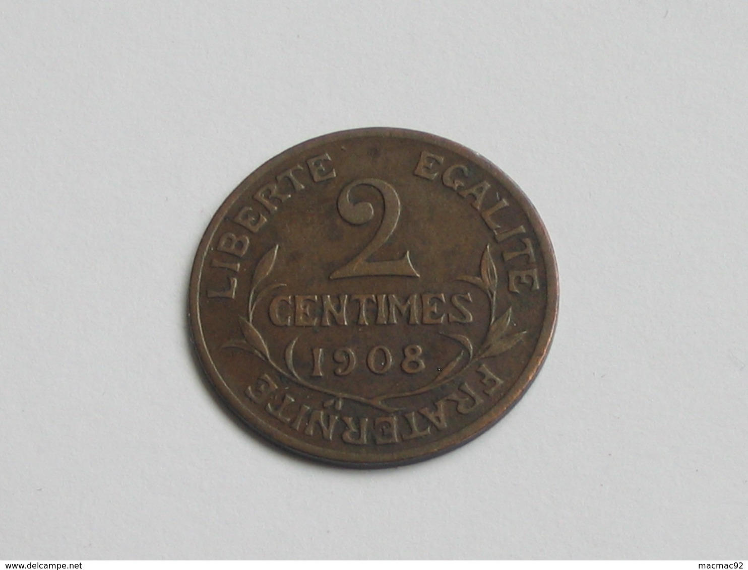 2 Centimes Dupuis 1908   **** EN ACHAT IMMEDIAT **** - Autres & Non Classés