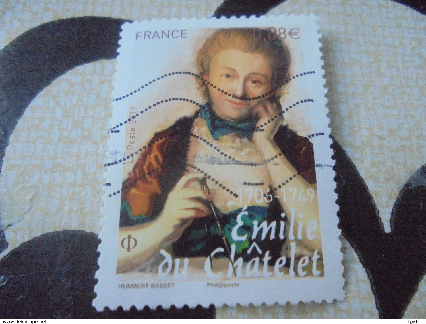 EMILIE CHATELET (2019) - Oblitérés