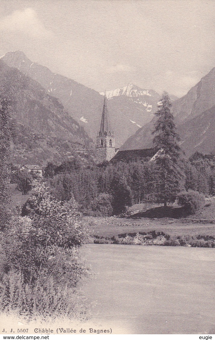 237/ Chable ( Vallee De Bagnes) L'Eglise - Bagnes