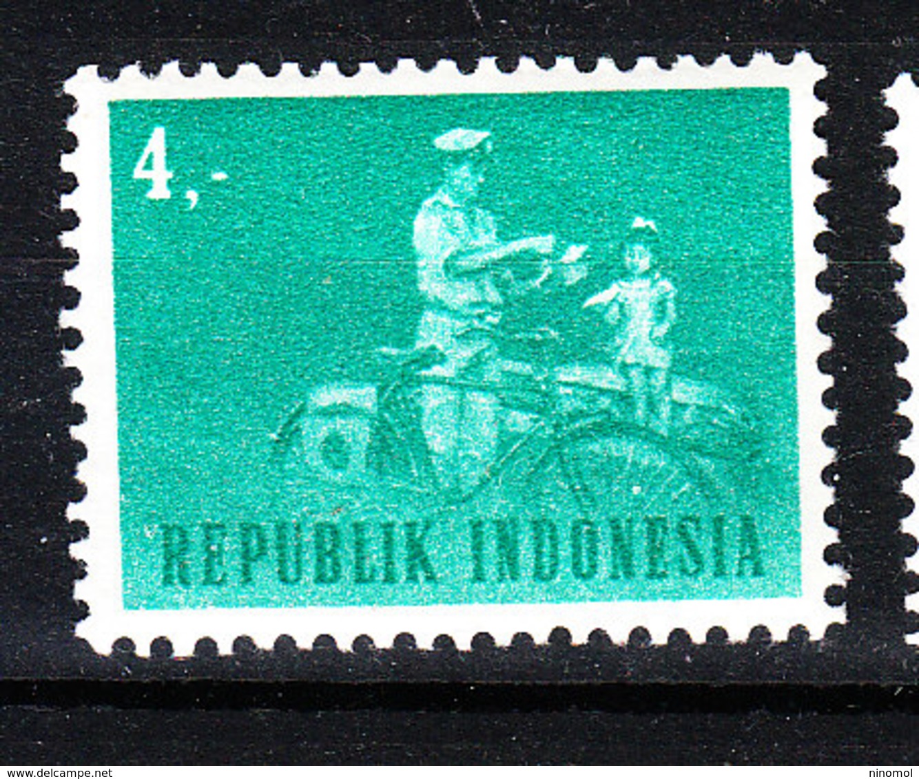 Indonesia - 1964. Postino In Bicicletta. Postman On A Bicycle. MNH - Altri & Non Classificati