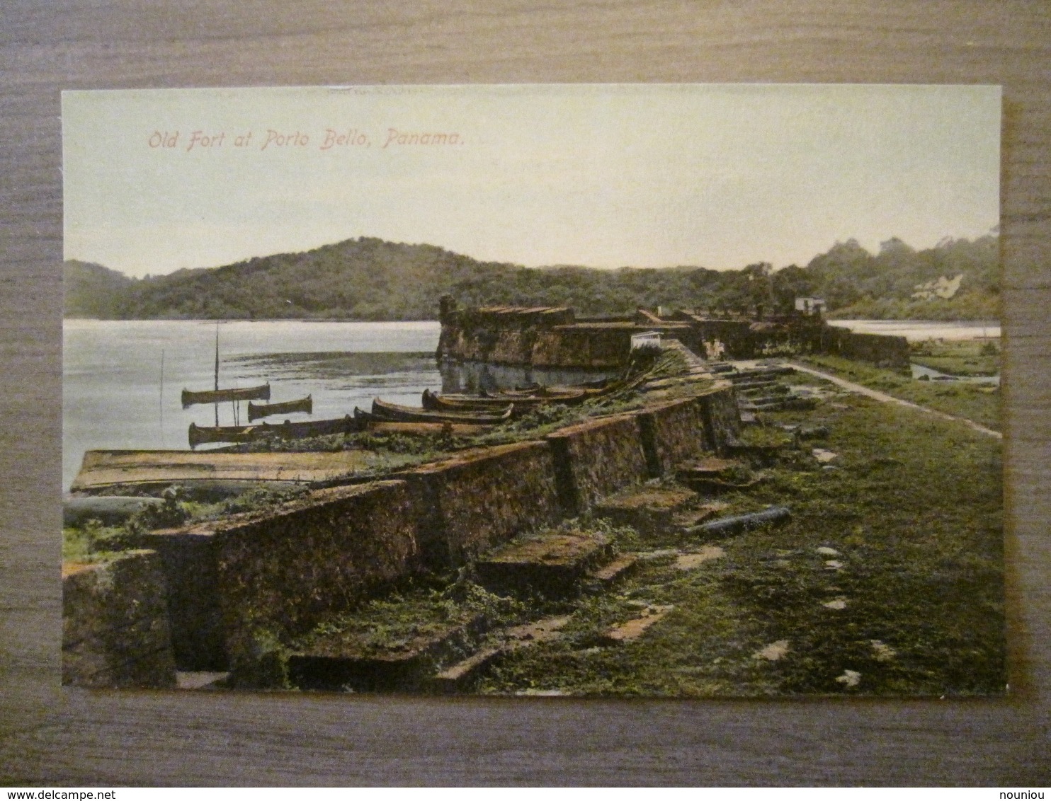 Tarjeta Postal Postcard - Panama - Old Fort At Porto Bello - Boats Marine - Vibert & Dixon Kodaks 33 - Panama