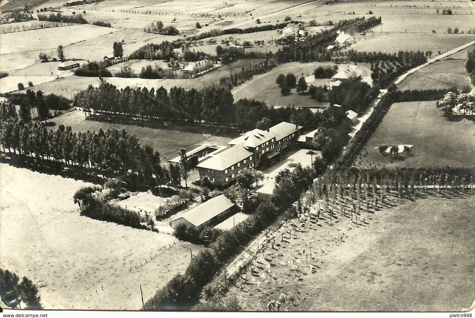 Puigcerdà (Cataluna, Spagna) Hotel Del Golf, Vista Aerea, Veduta Aerea, Aerial View, Vue Aerienne - Altri & Non Classificati