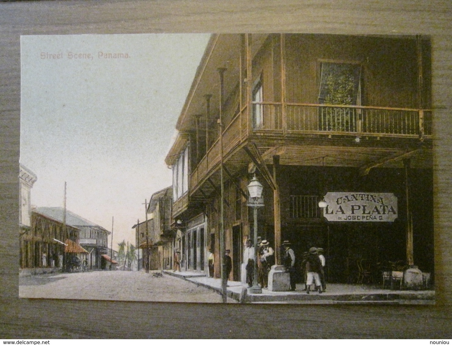 Tarjeta Postal Postcard - Panama - Street Scene - Cantina La Plata Jose Pena - Maduro Photographer 111 - Panamá