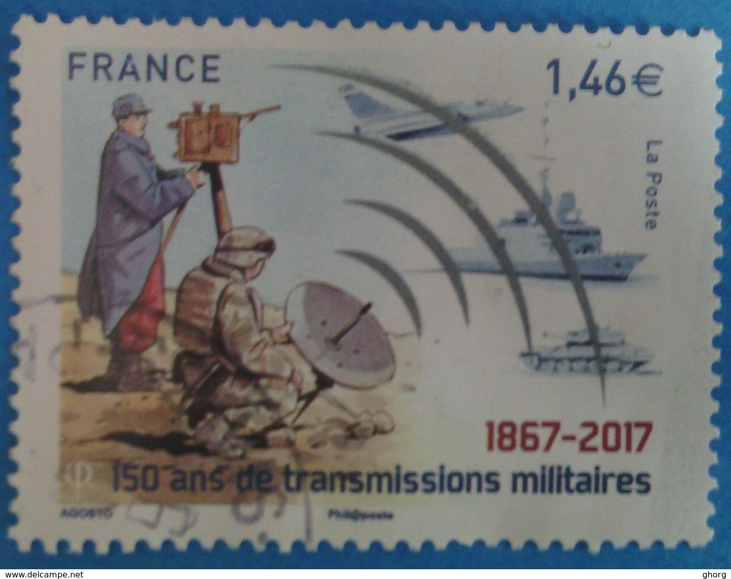 France 2017  : 150 Ans De Transmissions Militaires N° 5172 Oblitéré - Oblitérés