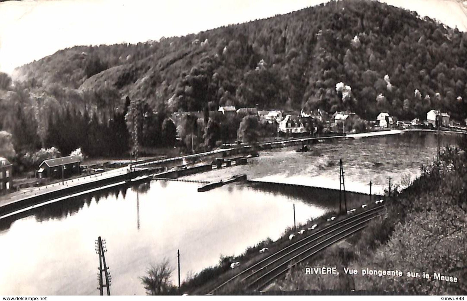 Rivière - Vue Plongeante Sur La Meuse (Edit. Maison Marée, 1964) - Profondeville