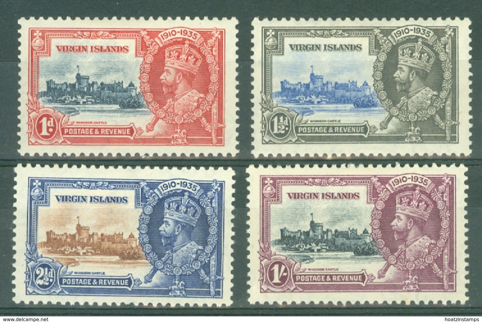 British Virgin Is: 1935   Silver Jubilee     MH - British Virgin Islands