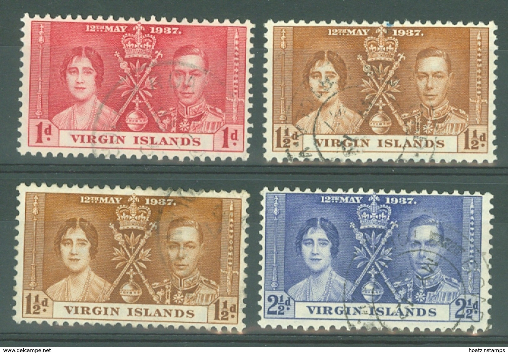 British Virgin Is: 1937   Coronation   Used - British Virgin Islands