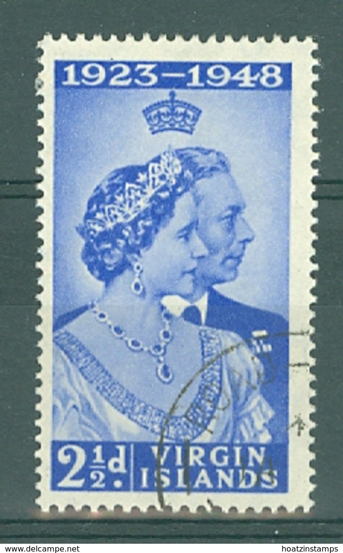 British Virgin Is: 1949   Royal Silver Wedding   SG124   2½d   Used - British Virgin Islands