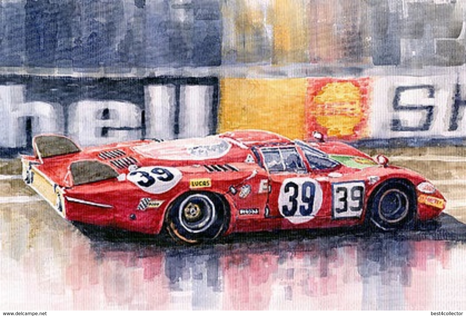 @@@ MAGNET - Alfa Romeo T33 B2 Le Mans 24 1968 - Pubblicitari