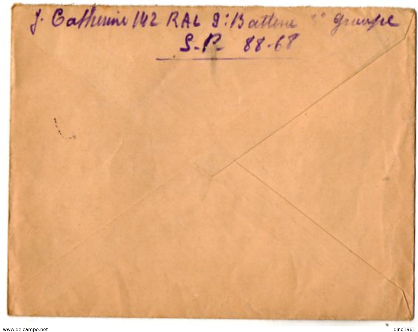 VP14.584  MILITARIA - Lettre En Franchise Militaire - Soldat J.CATHERINE Au 142 ème RAL SP 88.68 Pour FONTENAY SOUS BOIS - Documents