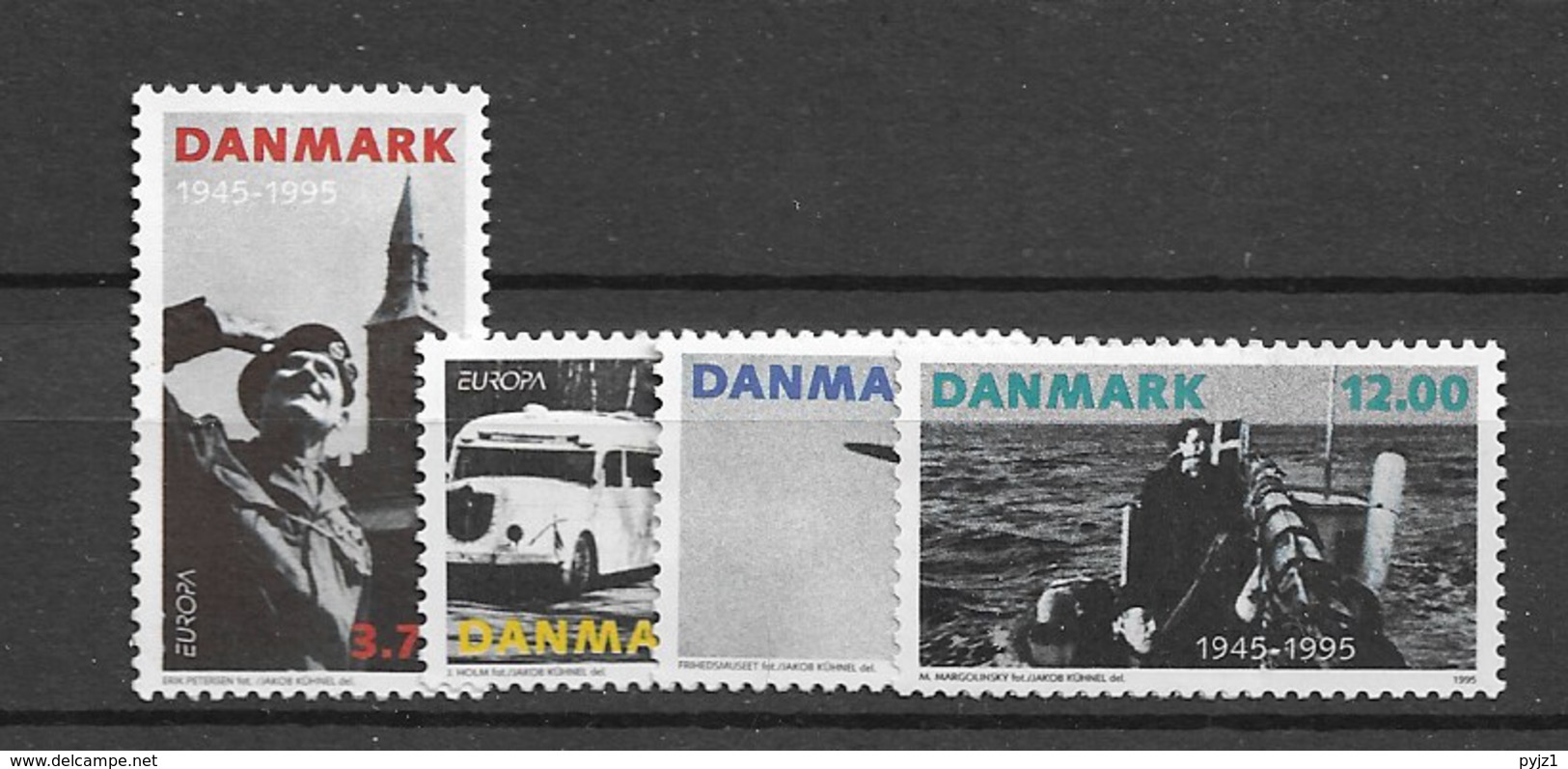 1995 MNH Danmark, Michel 1100-3 Postfris** - Nuovi