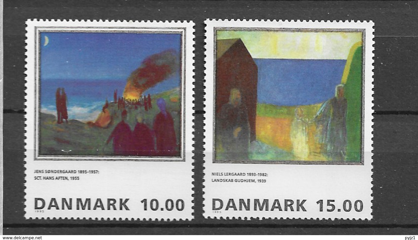 1995 MNH Danmark, Michel 1108-9 Postfris** - Nuovi